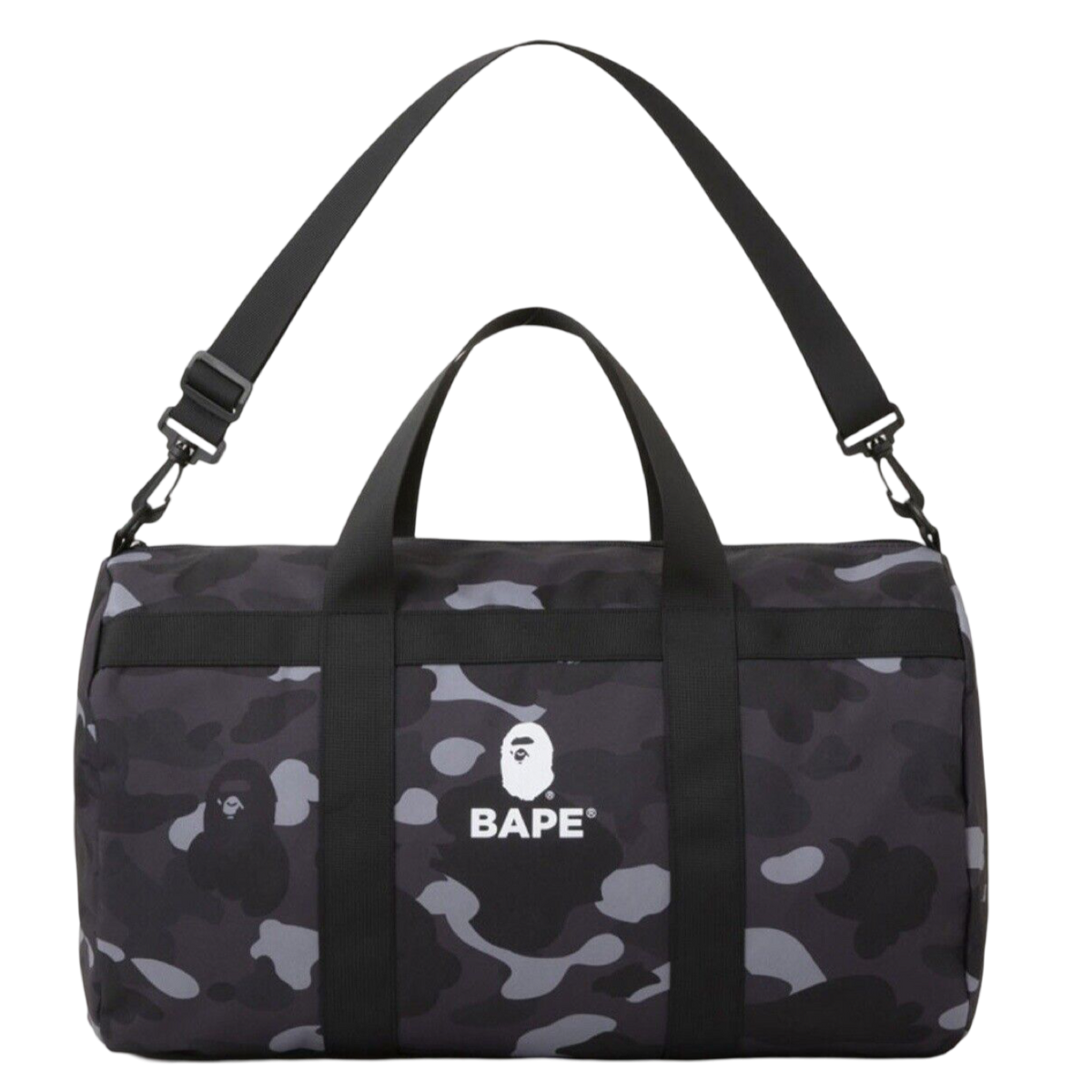 Bape Black Camo Duffle Bag - SARUGENERAL