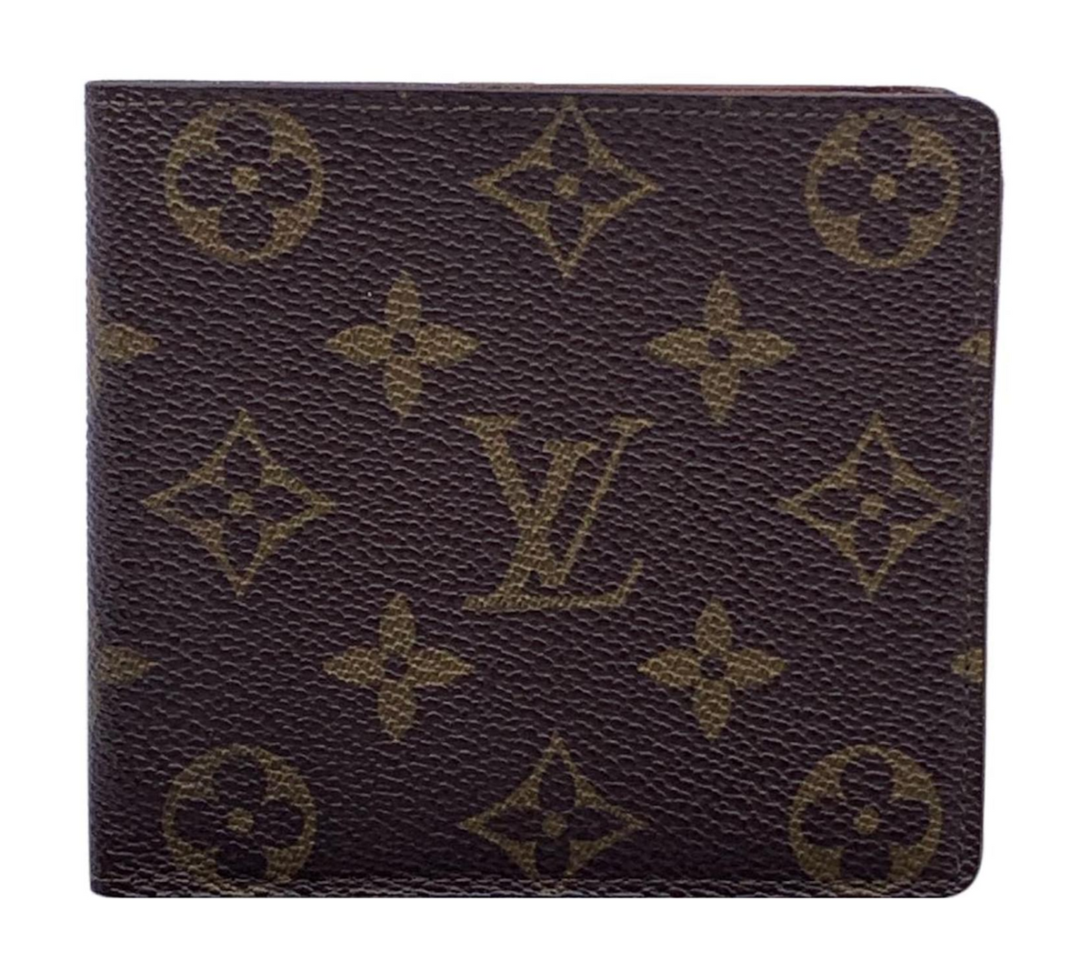 Portefeuille à deux volets Louis Vuitton Original Marron Monogram