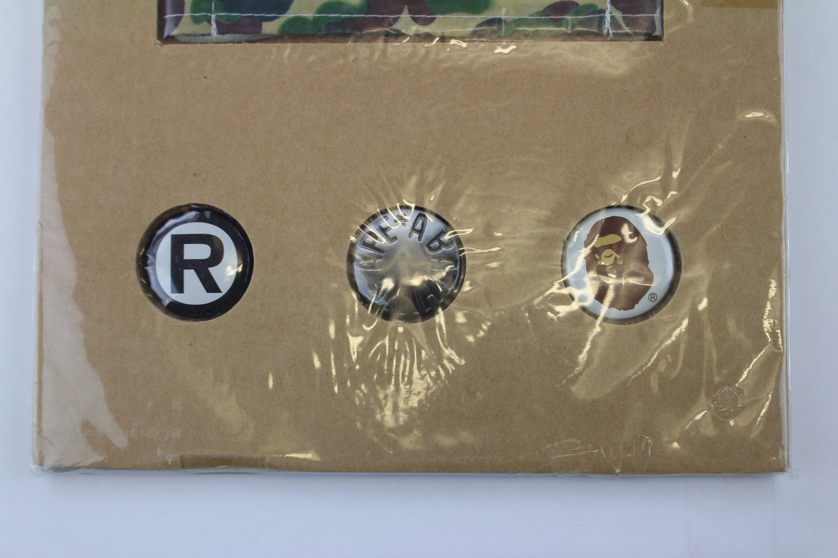 Bape 1st Yellow Camo emook Face Mask + Pins - SaruGeneral