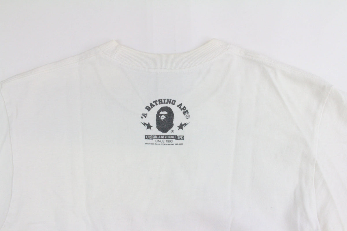 bape baby milo chair tee white - SaruGeneral