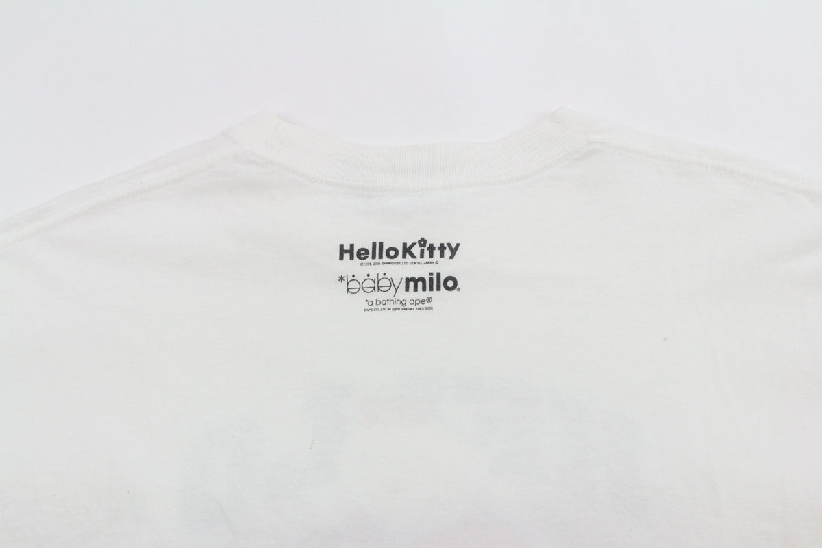 Bape x Hello Kitty Milo Tee White - SaruGeneral