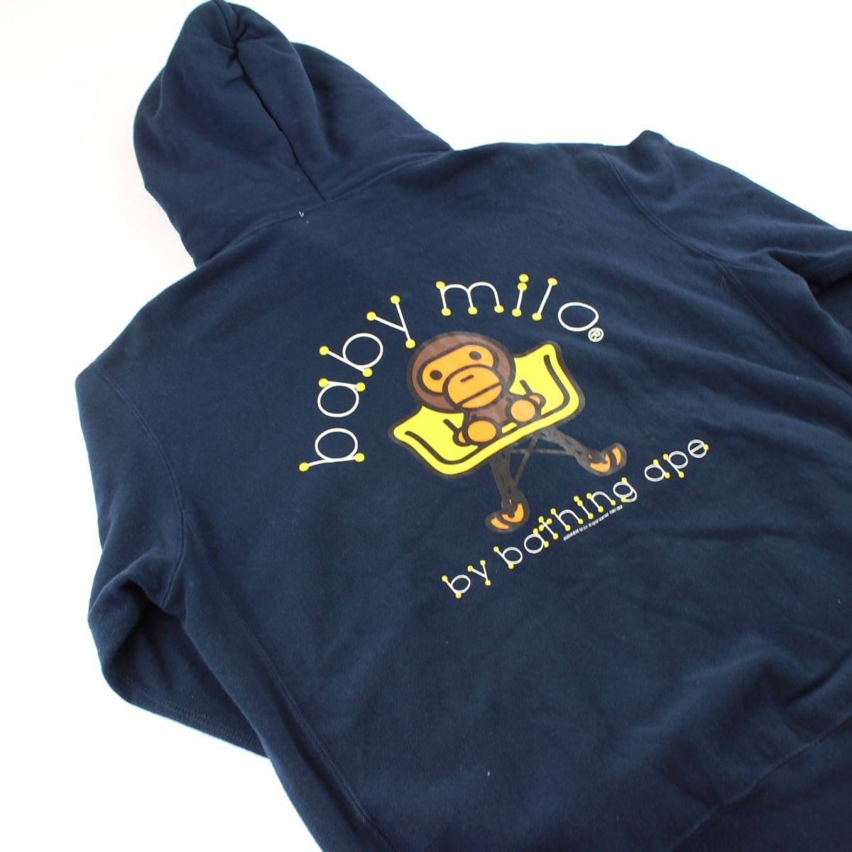 Bape Baby Milo Chair Logo Full Zip Navy - SaruGeneral