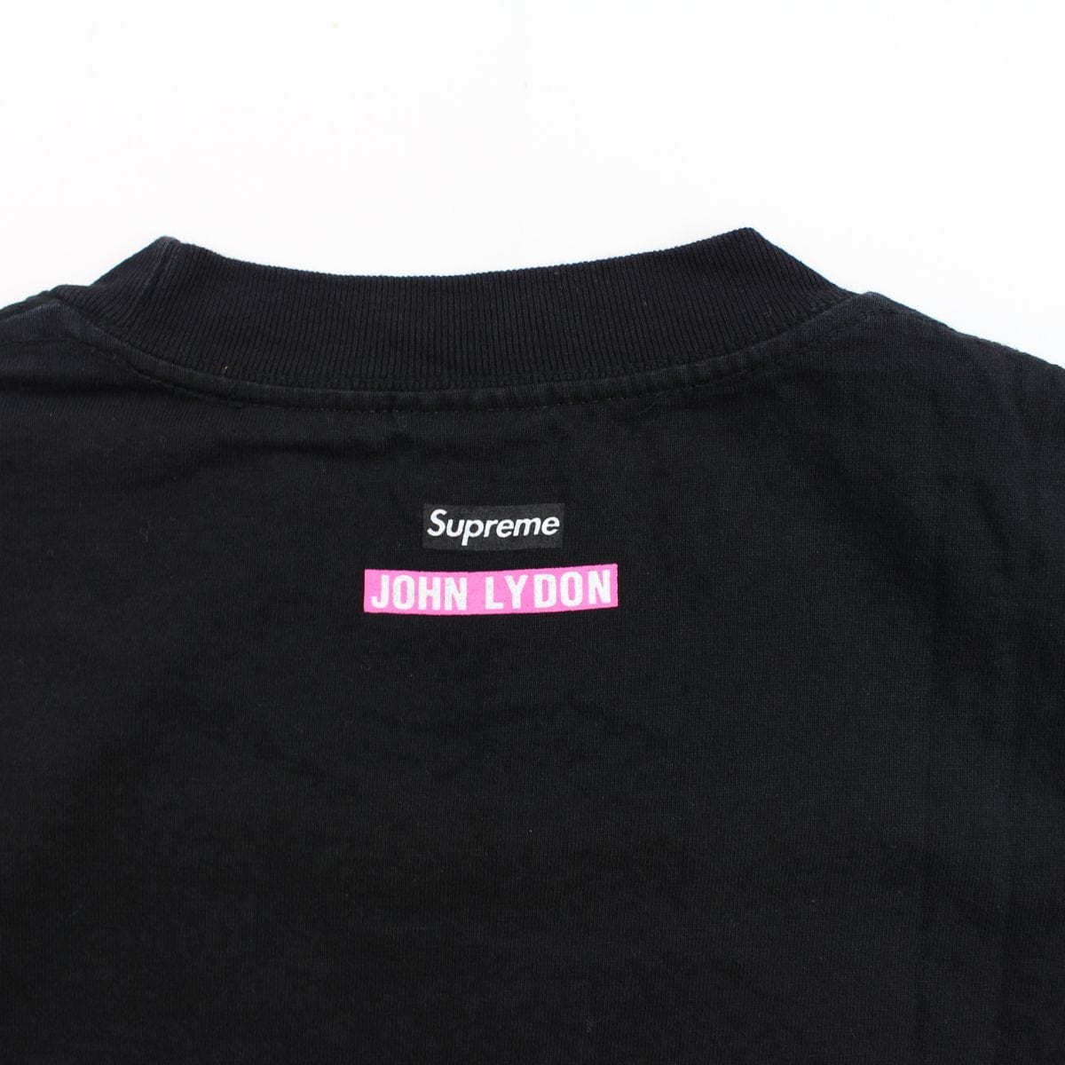 supreme x john lydon tee black 2010 - SaruGeneral