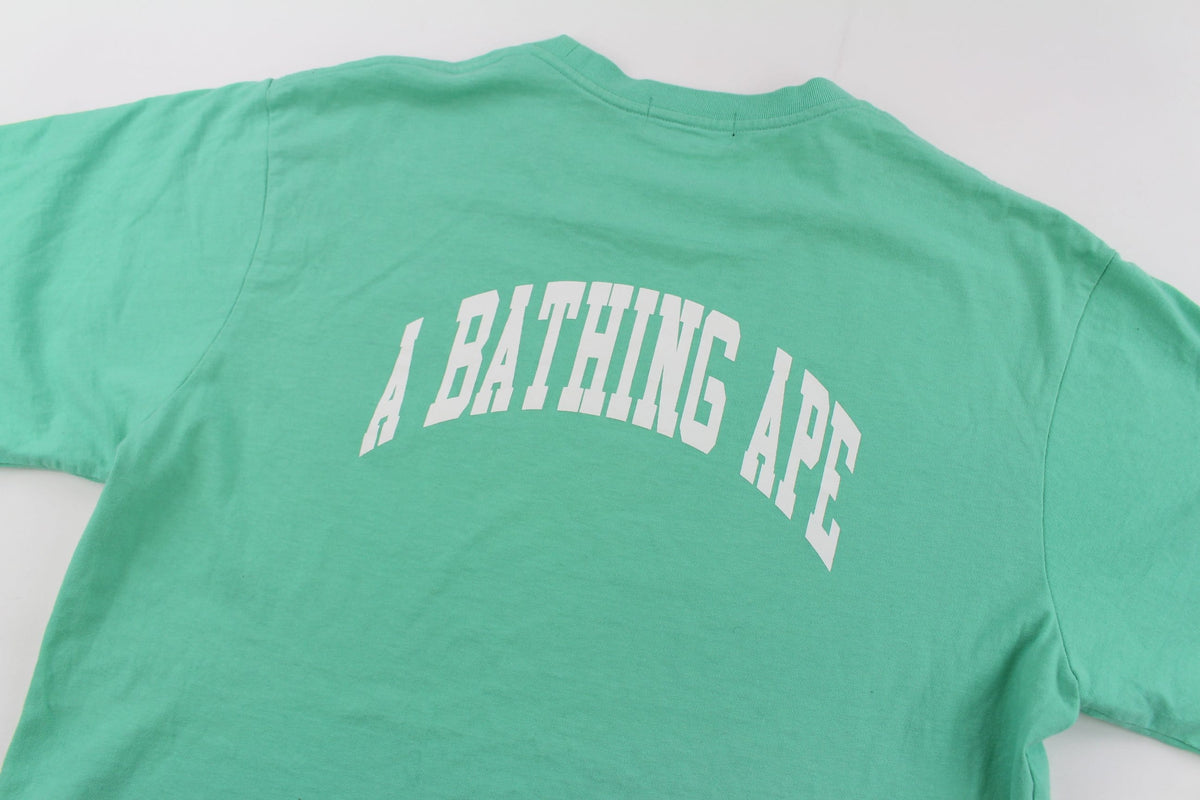 bape teal big ape logo ls - SaruGeneral