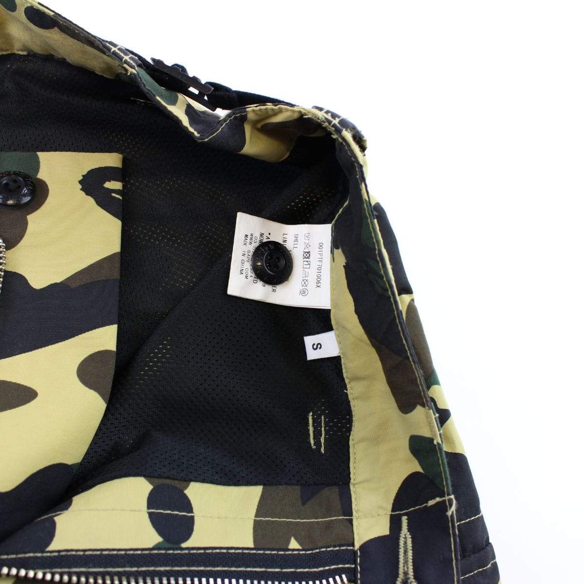bape 1st yellow camo cargo track pants - SaruGeneral
