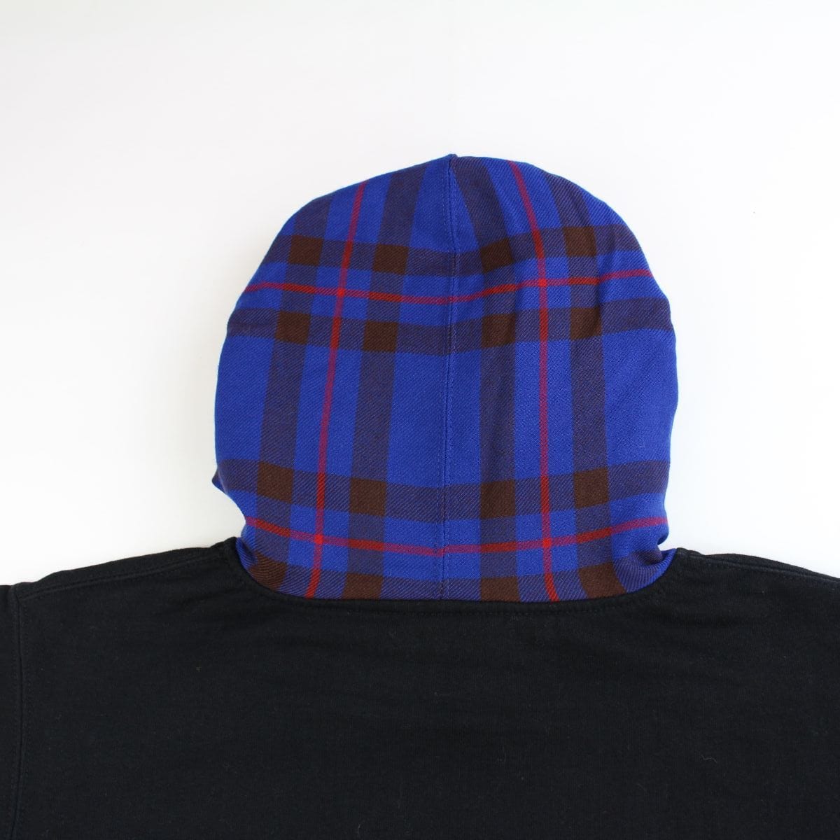 Supreme x CDG Tartan Hoodie Black 2015 - SARUUK