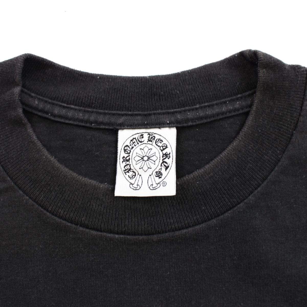 chrome hearts x foti side logo tee black - SaruGeneral