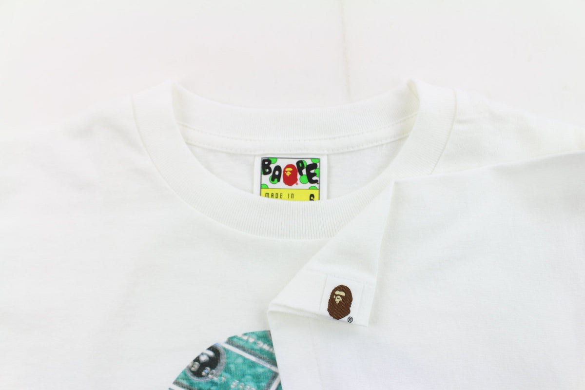 Bape members Credit Card Big Ape Tee White - SARUUK