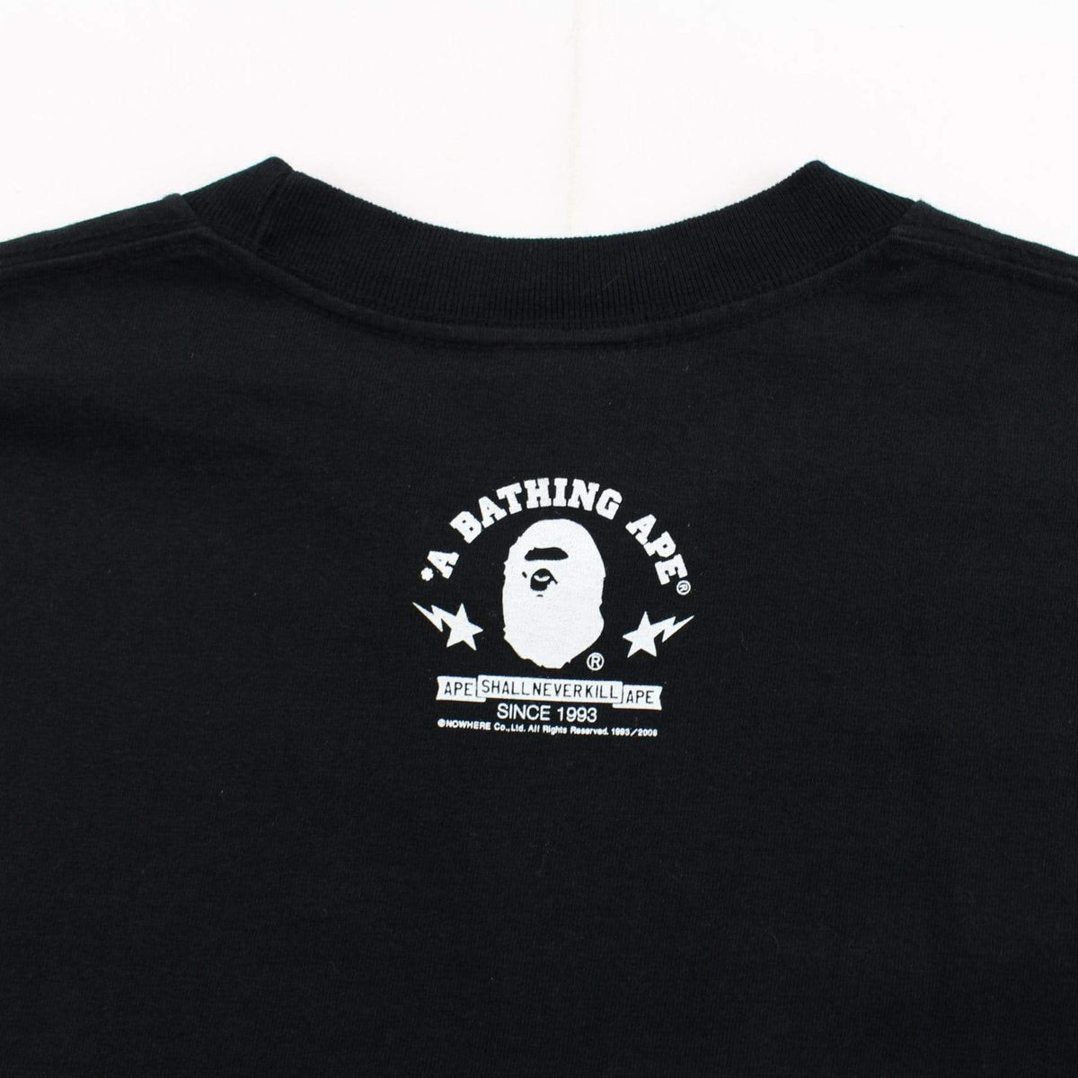 Bape Angel Wings Big Ape Tee Black - SARUUK