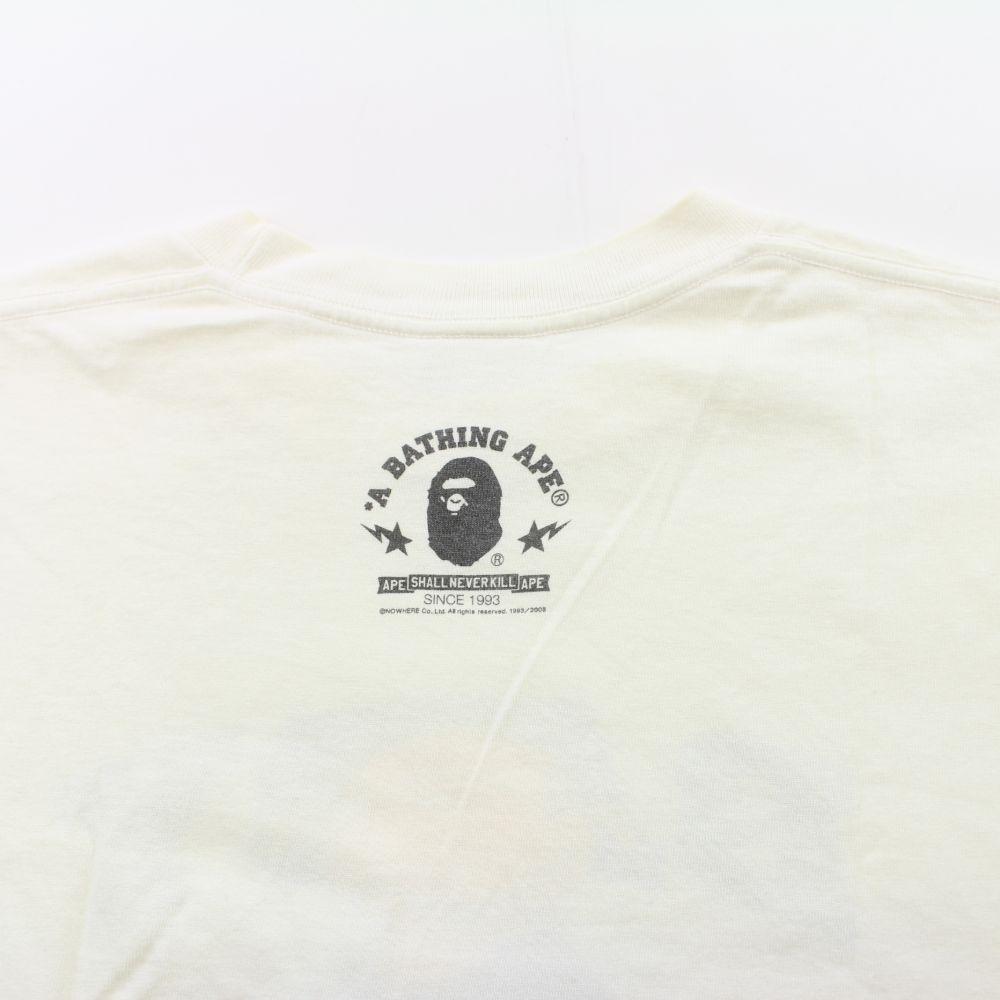 Bape Baby Milo Character Jacket Tee White - SaruGeneral