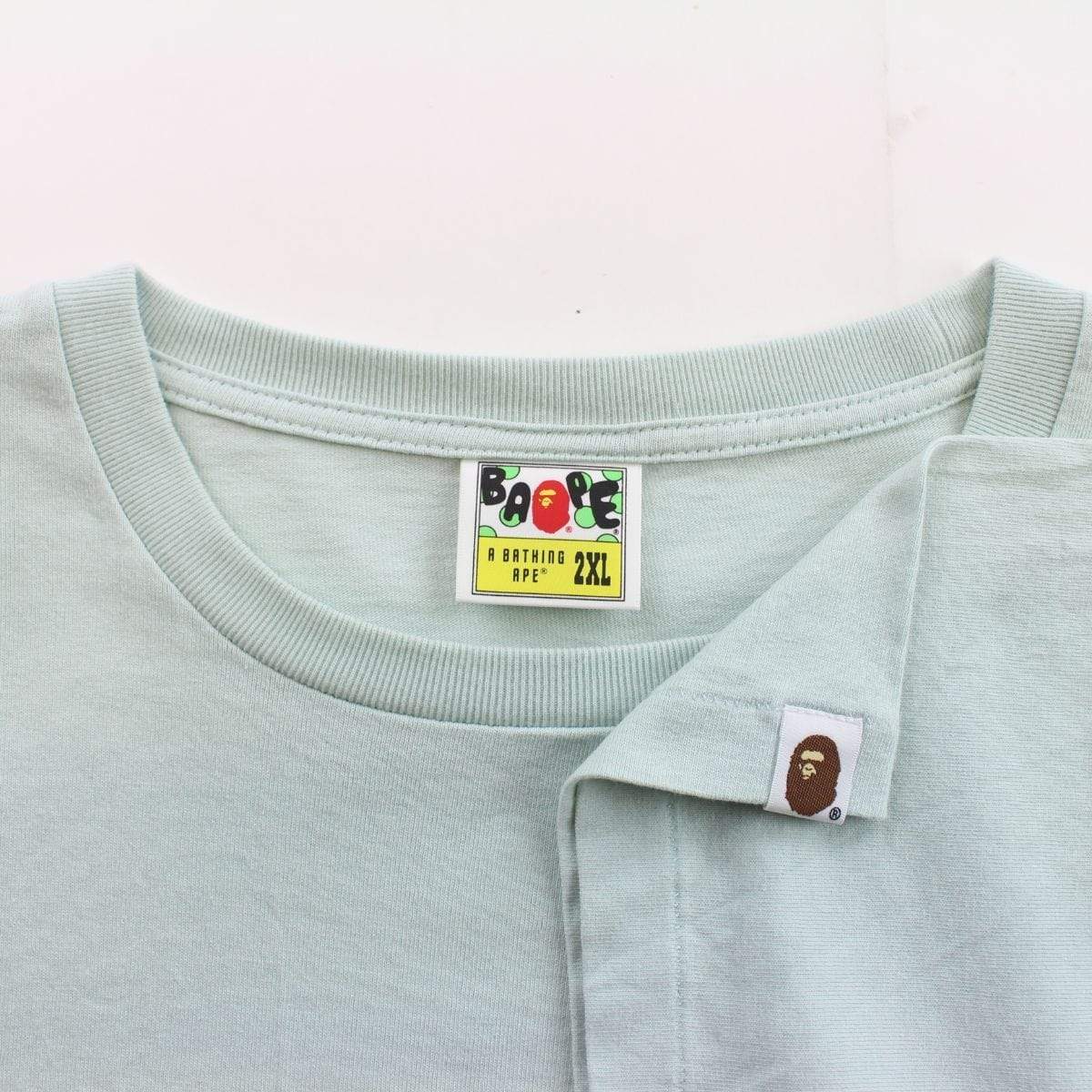 Bape a bathing ape pocket tee Teal - SaruGeneral