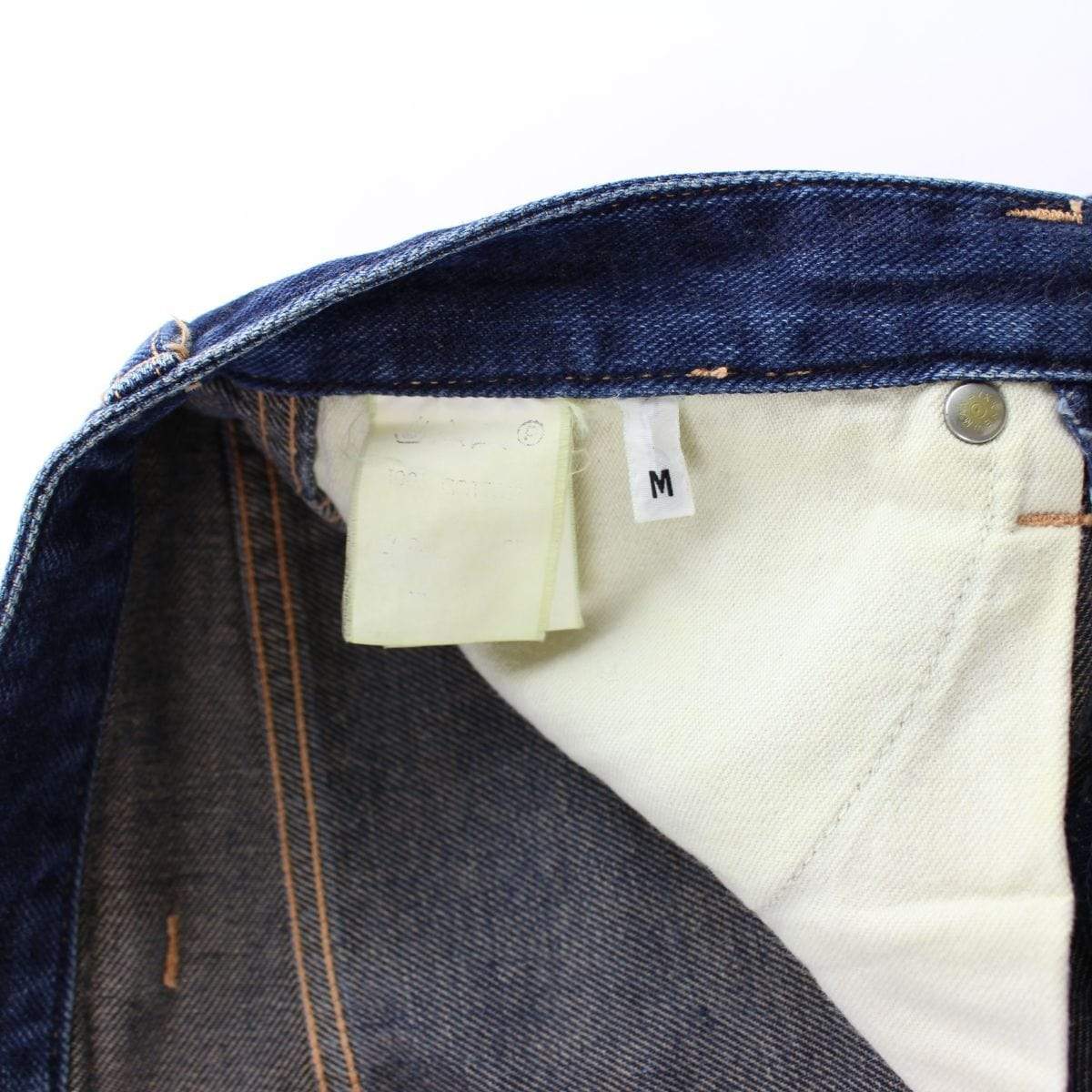 bape big ape logo embroided jeans - SaruGeneral