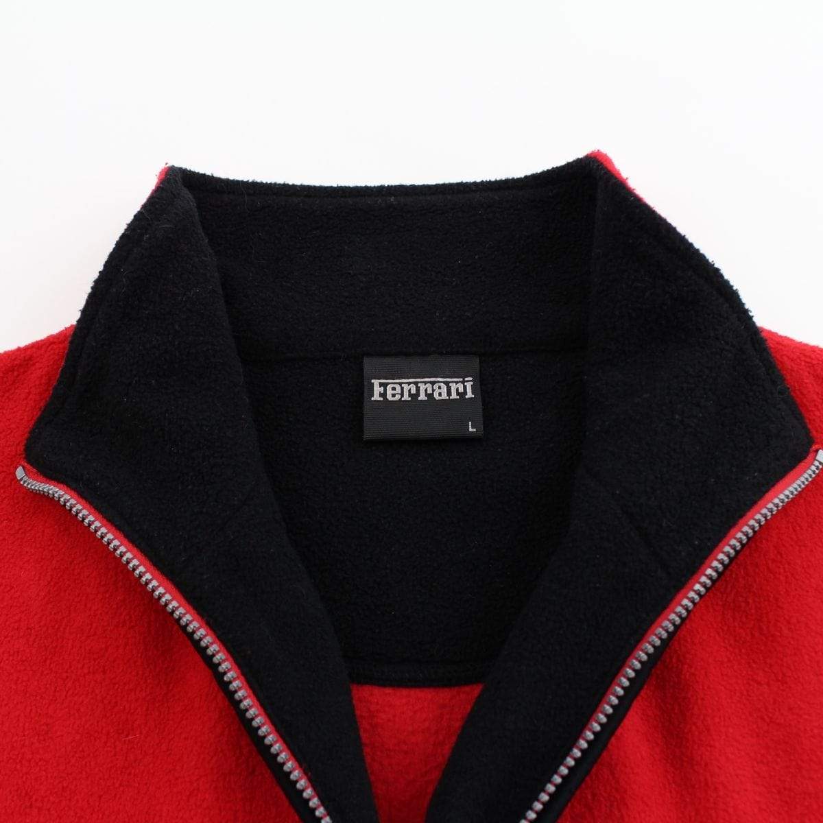 Ferrari Quarter Zip Fleece Red - SaruGeneral