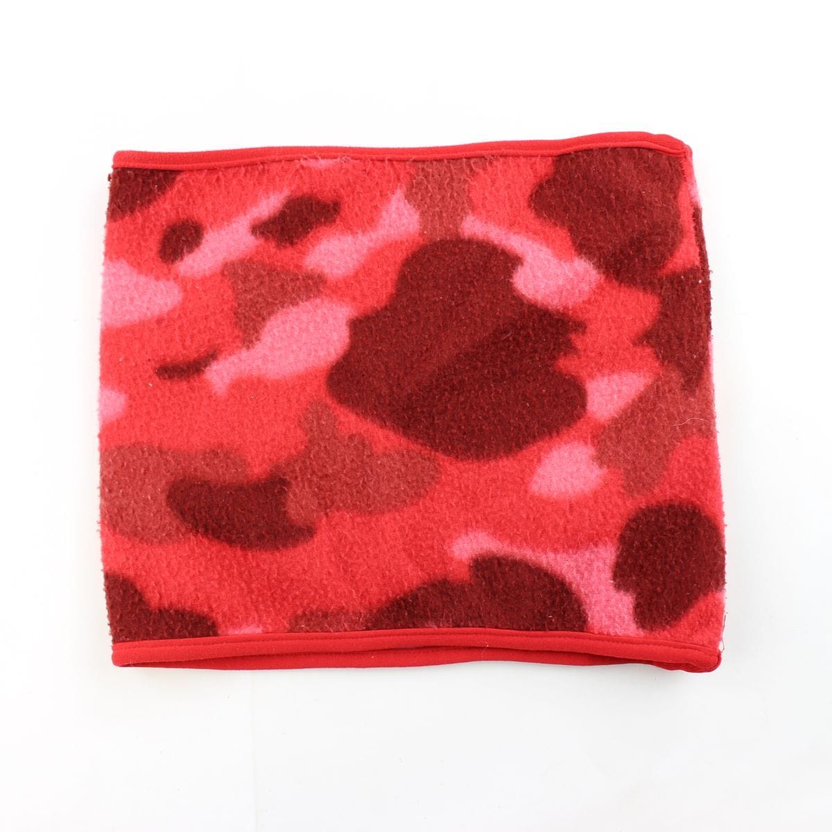 Bape fleece neck gaitor Red camo - SaruGeneral