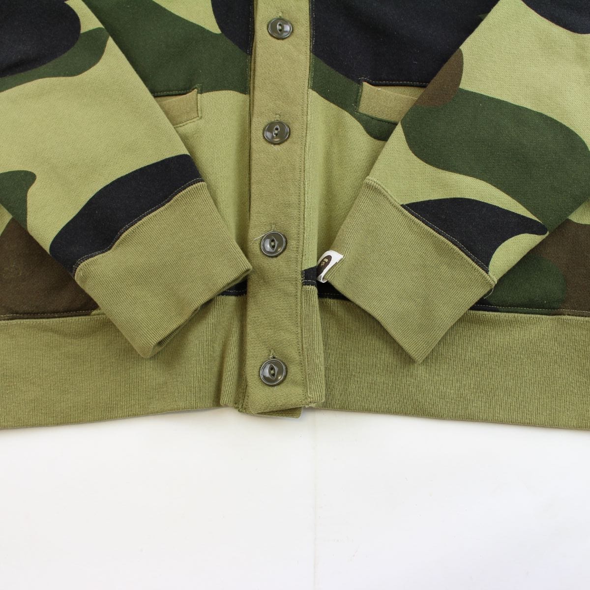 Bape 1st green camo cardigan Mid 90s - SaruGeneral