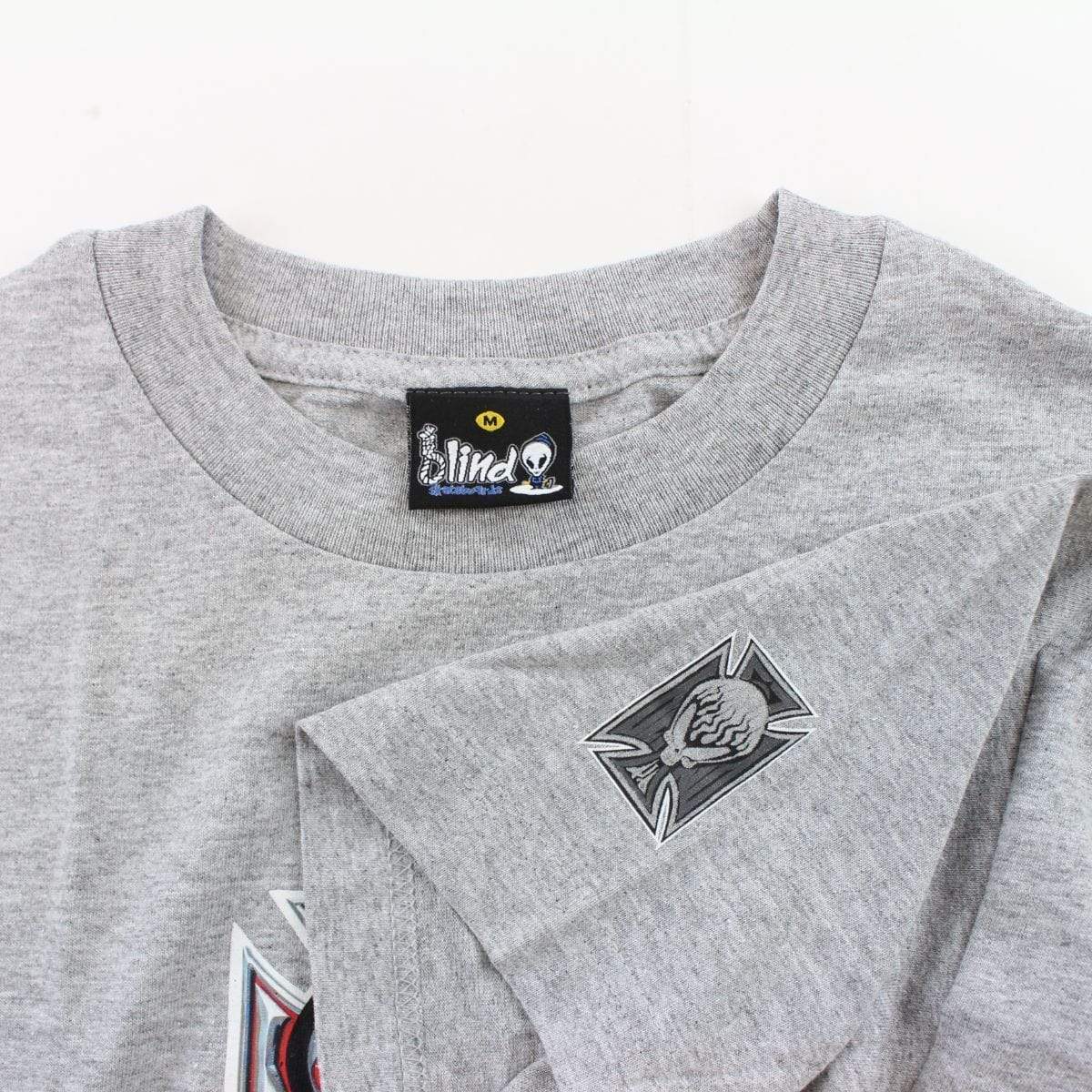 Blind Grim Reaper Logo Tee Grey - SaruGeneral