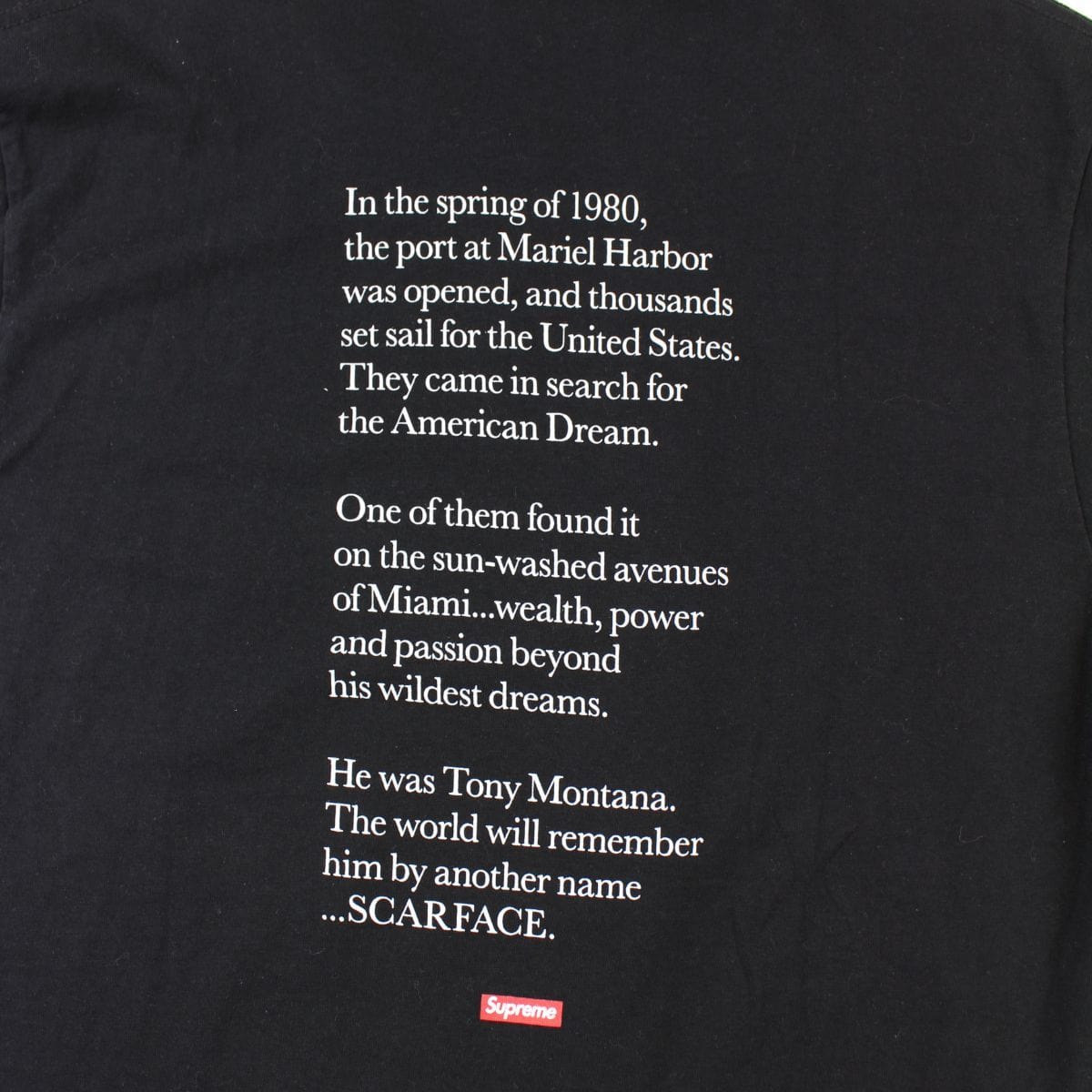Supreme Scarface Tee Black - SaruGeneral