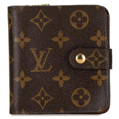 Louis Vuitton Original Brown Monogram Clip Bifold Wallet