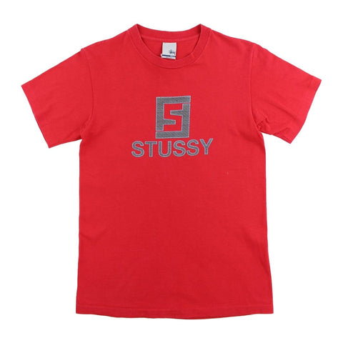 T-shirt Stussy Fendi rouge
