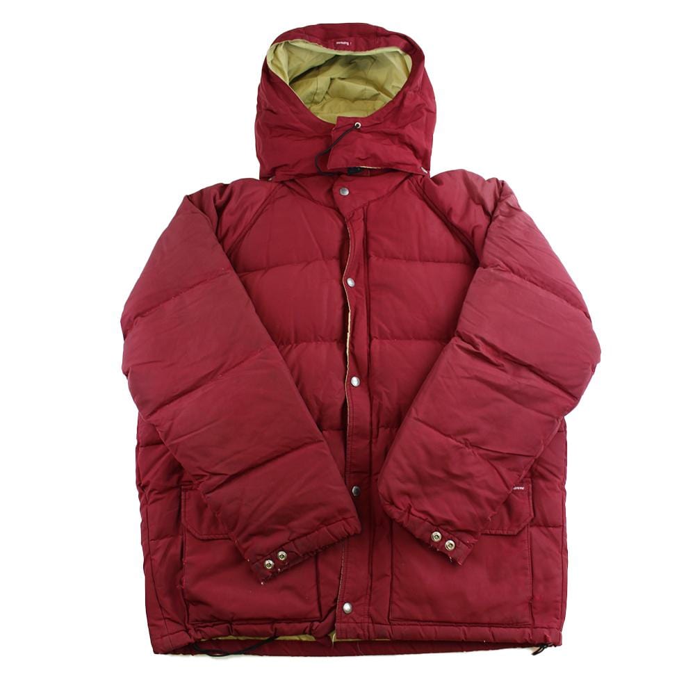 Supreme Burgundy Puffer Jacket - SaruGeneral