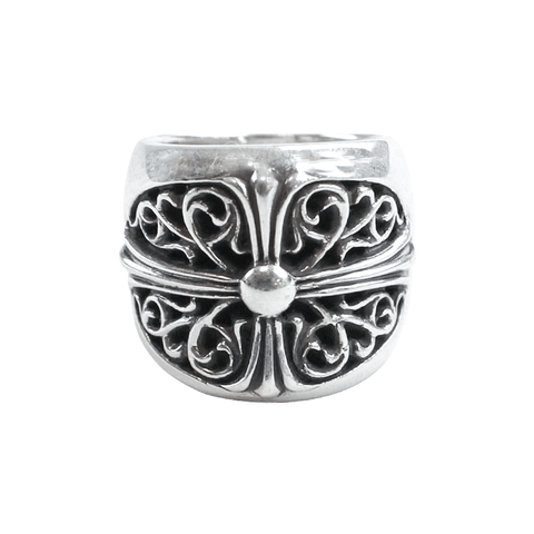 bague croix ovale classique Chrome Hearts