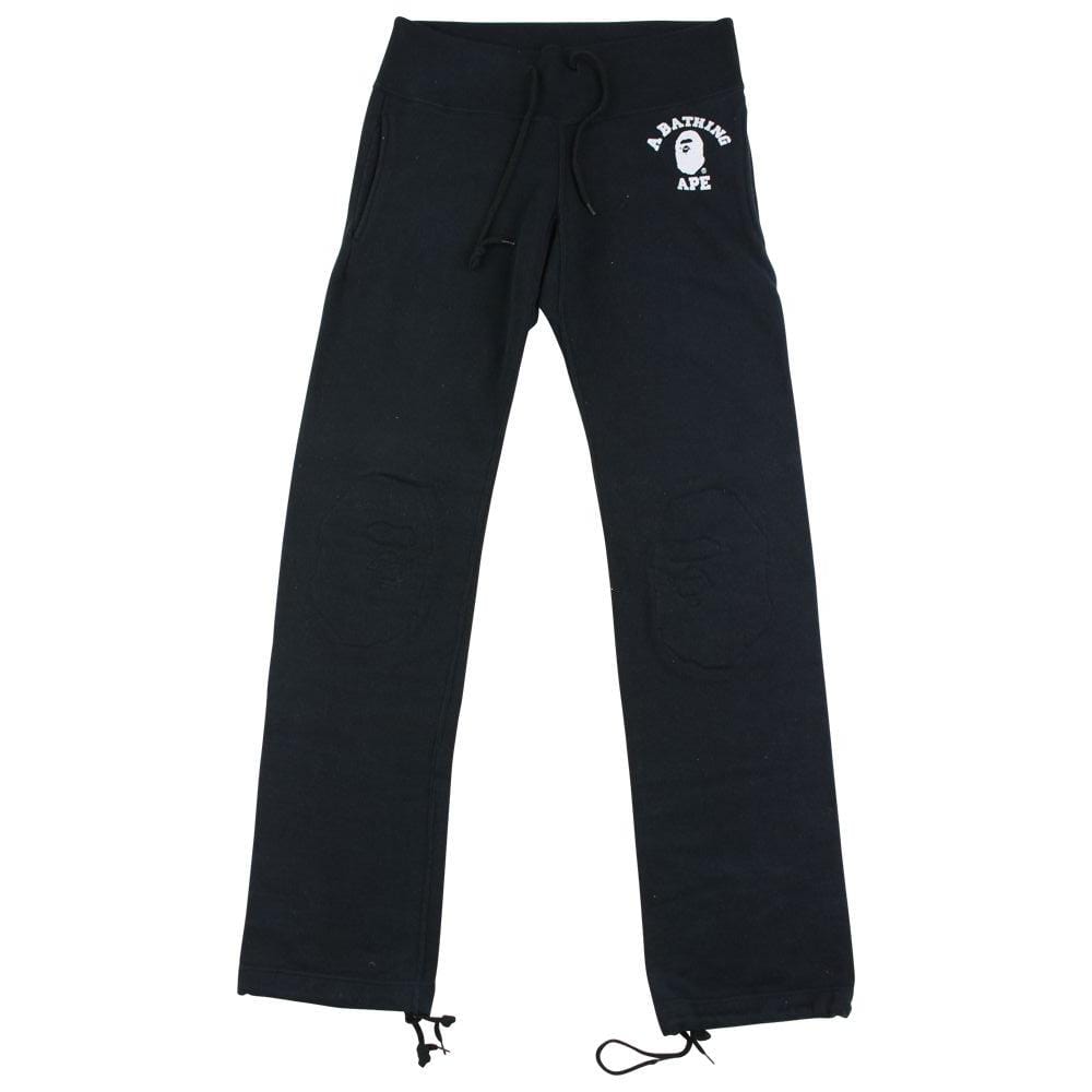 Bape College Logo Sweatpants Black - SARUUK