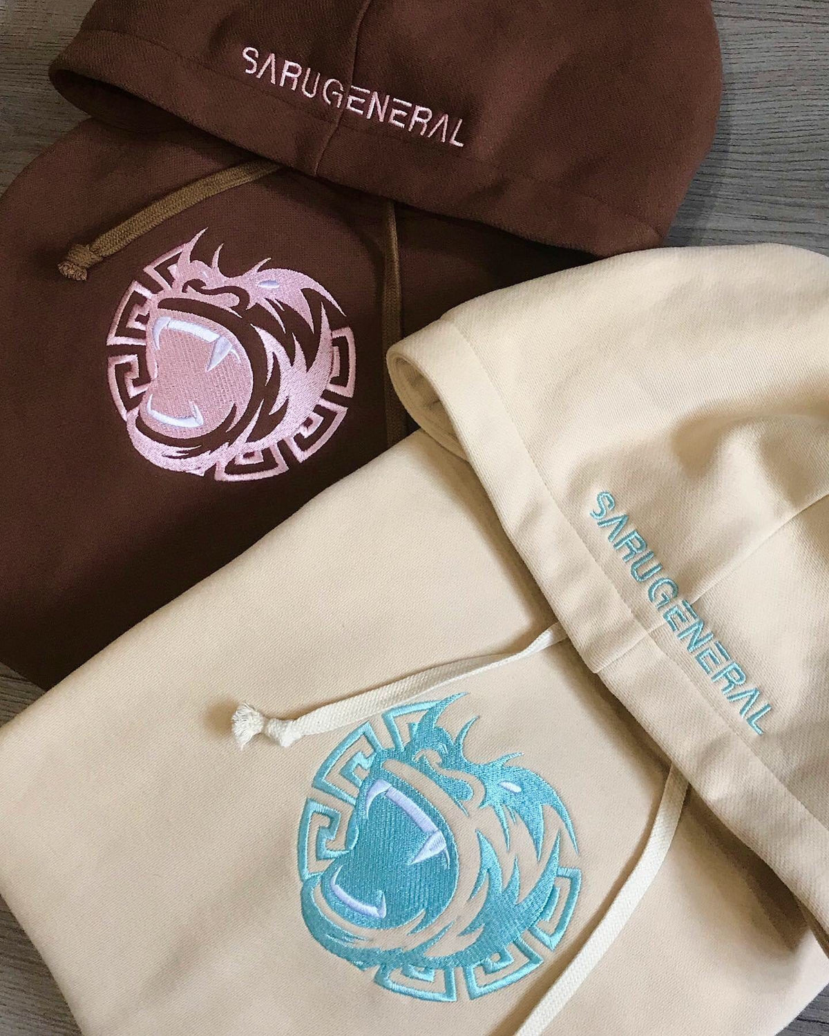 Saru General Original Logo hoodie Cherry Garcia - SARUUK