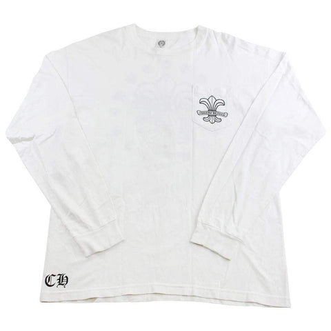 logo écusson Chrome Hearts ls blanc