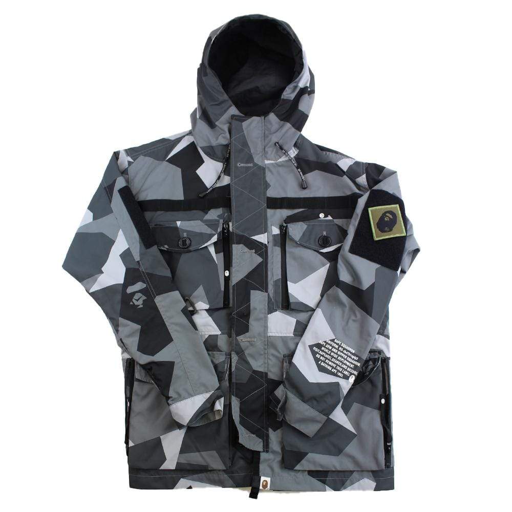 bape splinter camo jacket black grey - SaruGeneral