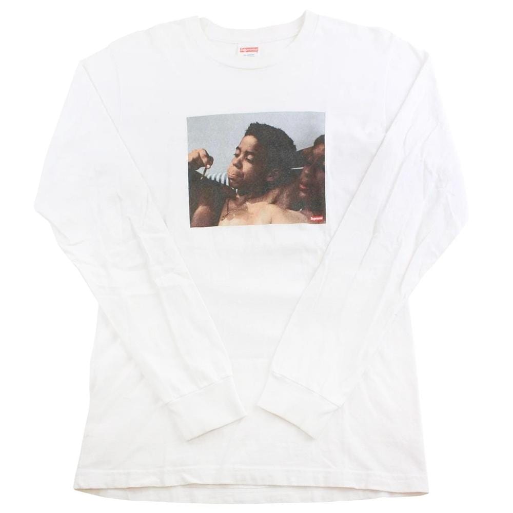 supreme x kids blunt ls white - SaruGeneral