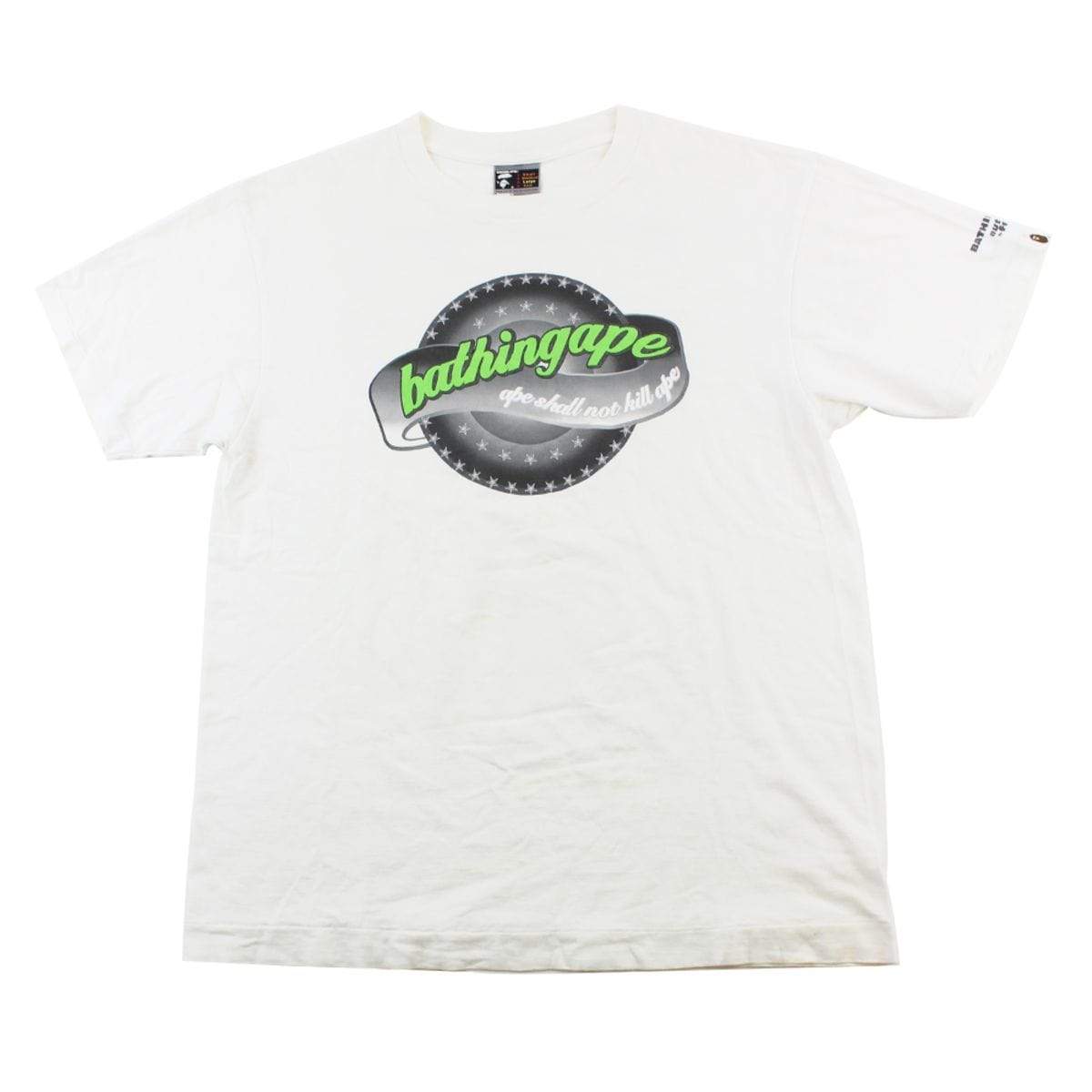 Bape ASNKA circle sta tee white - SaruGeneral