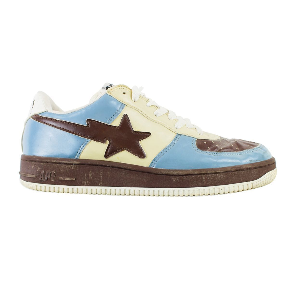 Bapesta Light Blue & Brown - SaruGeneral