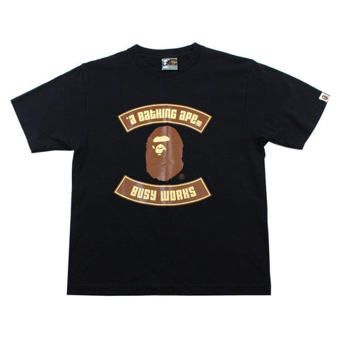 T-shirt Bape Big Ape Busy Works noir