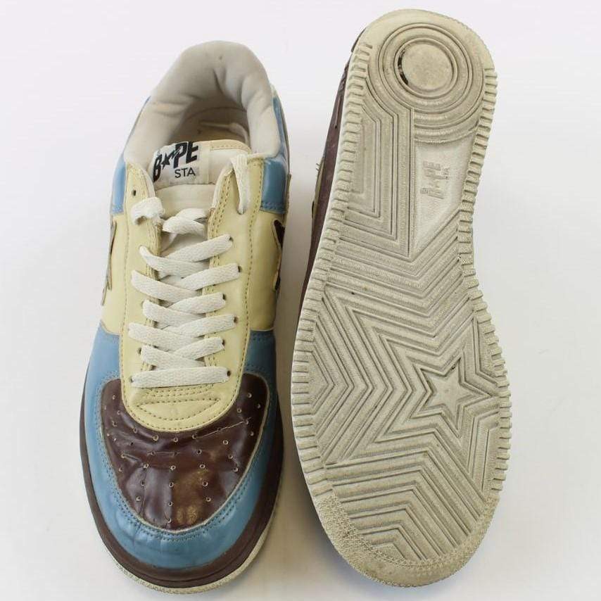 Bapesta Light Blue & Brown - SaruGeneral
