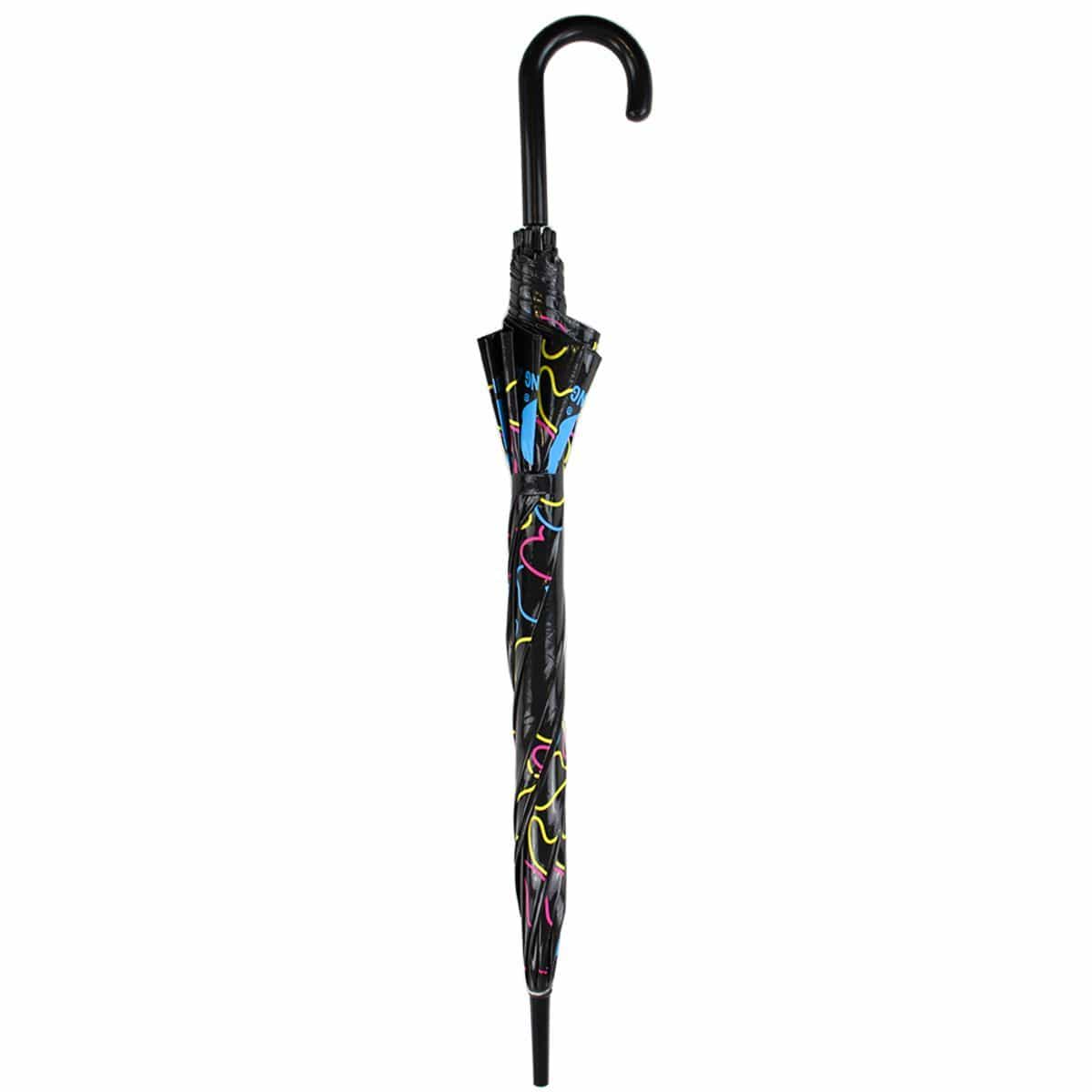 Bape Multicolour Neon Camo Black Umbrella - SaruGeneral