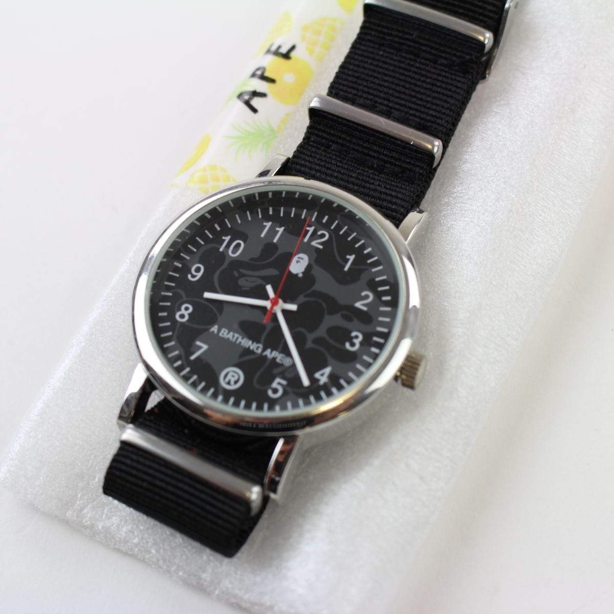 Bape Black Camo Watch - SaruGeneral