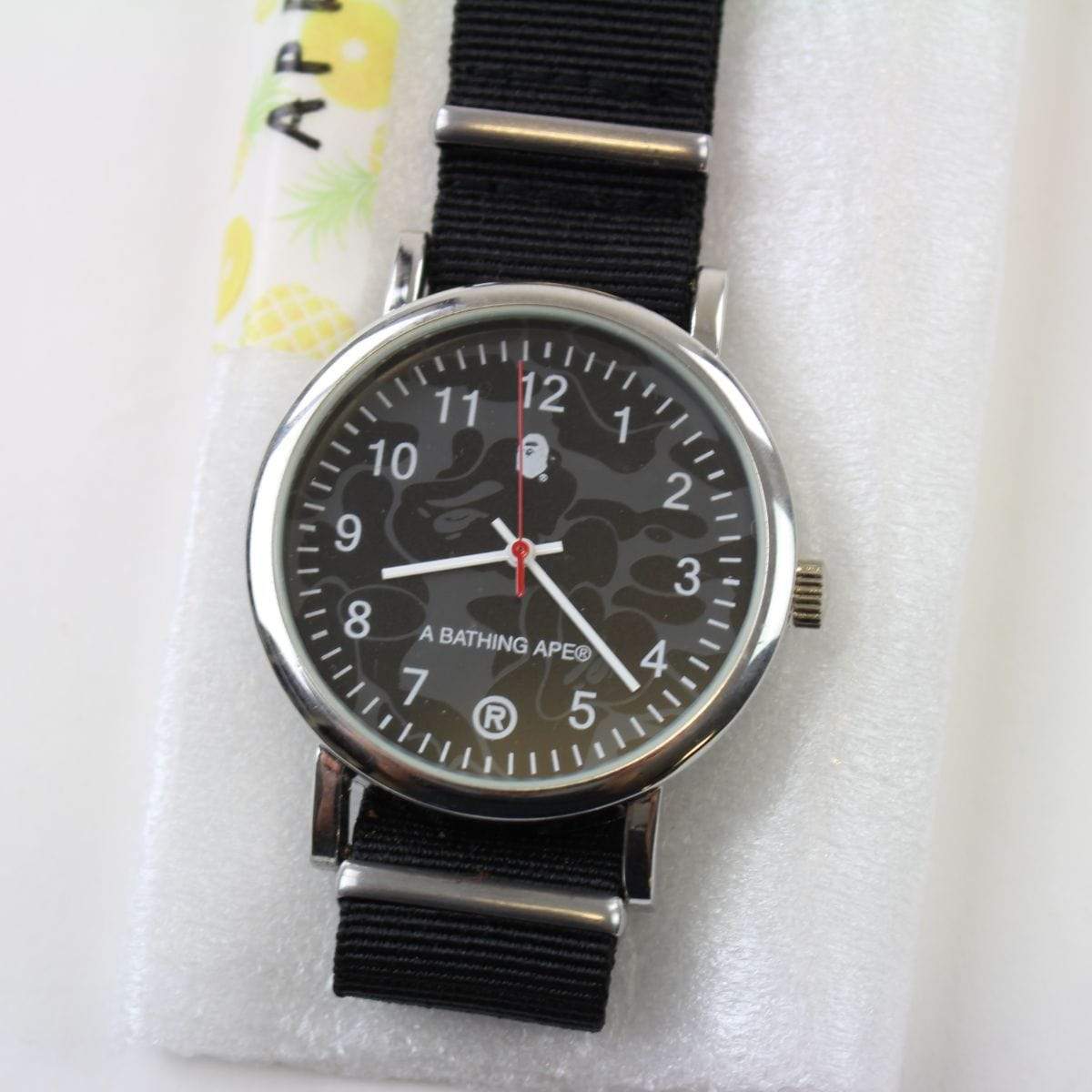 Bape Black Camo Watch - SaruGeneral