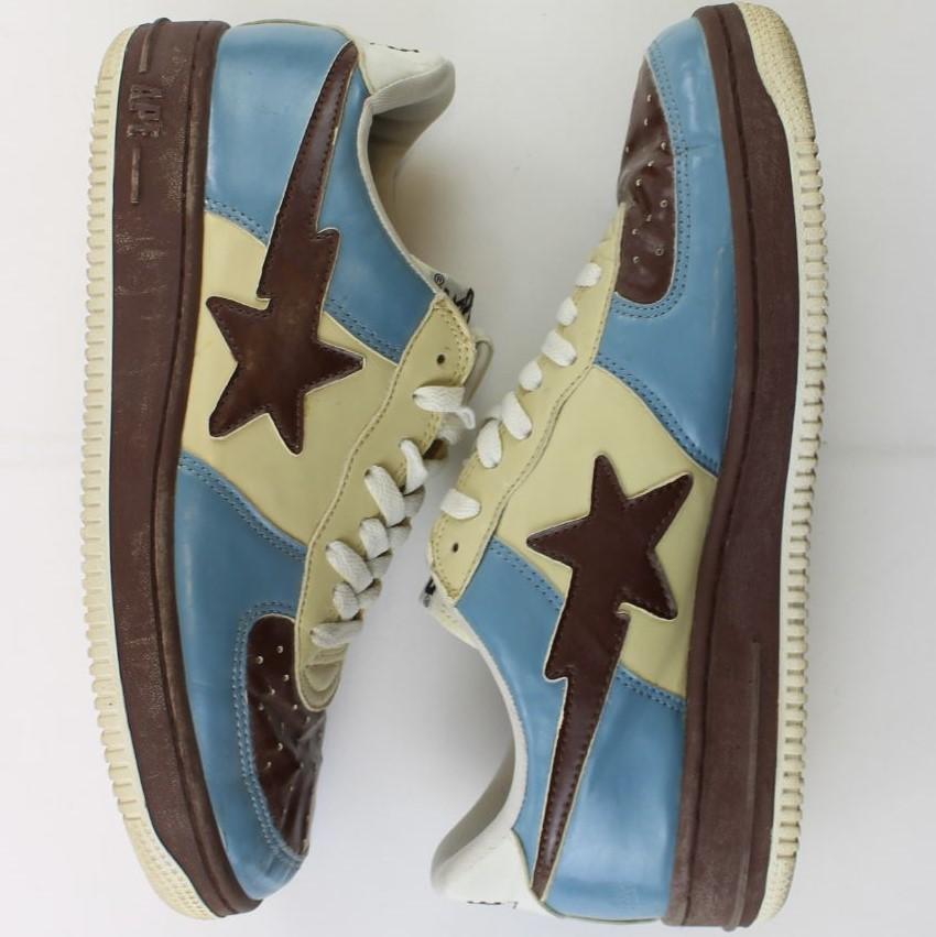 Bapesta Light Blue & Brown - SaruGeneral