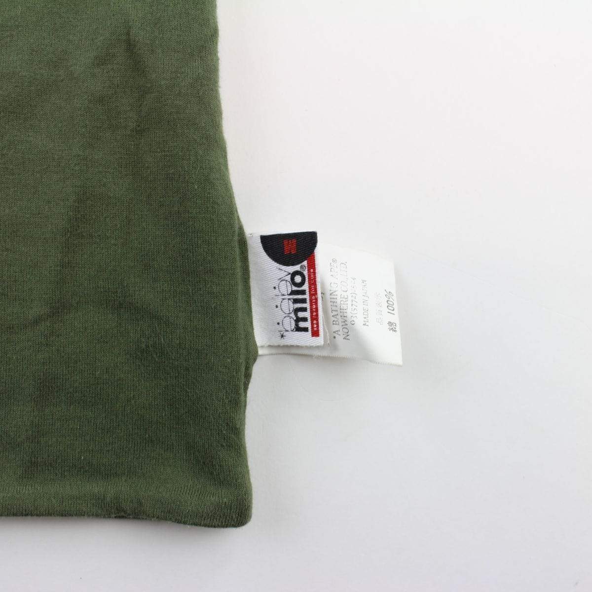 Bape Baby Milo Generals Gun Reversible Tee Olive - SaruGeneral
