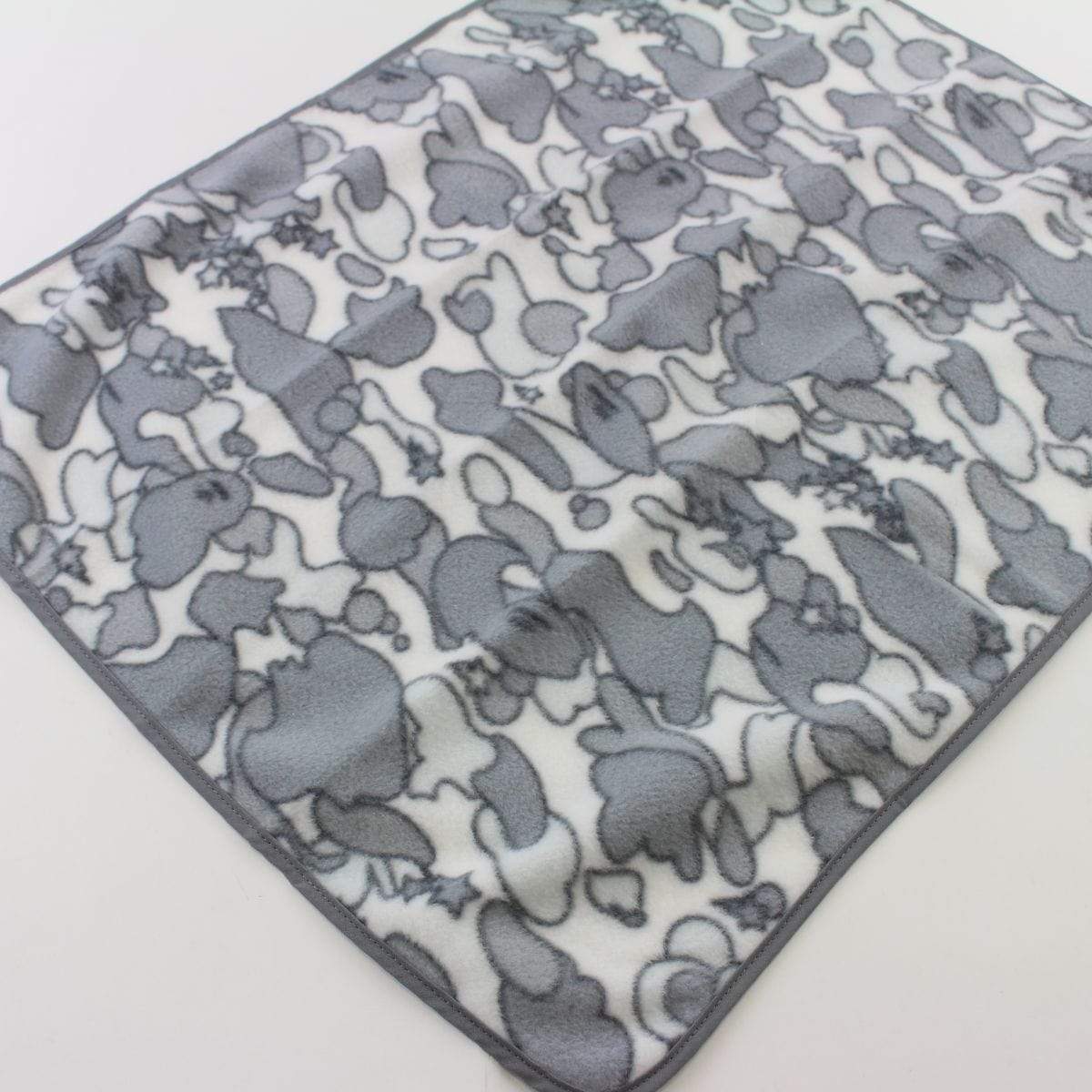 Bape Grey Psyche Camo Fleece Blanket - SaruGeneral