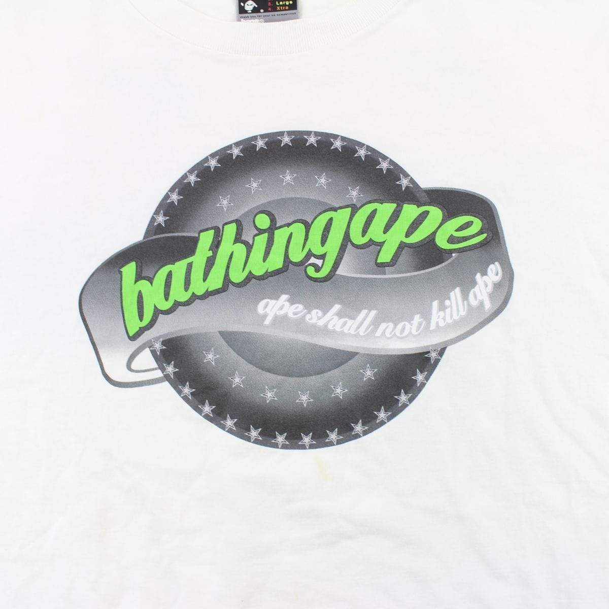 Bape ASNKA circle sta tee white - SaruGeneral