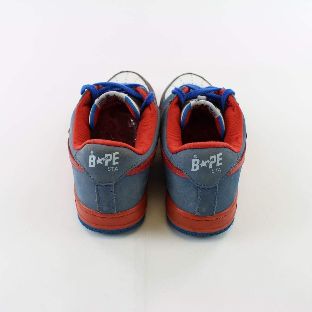 Bapesta Red & Blue Nubuck - SaruGeneral