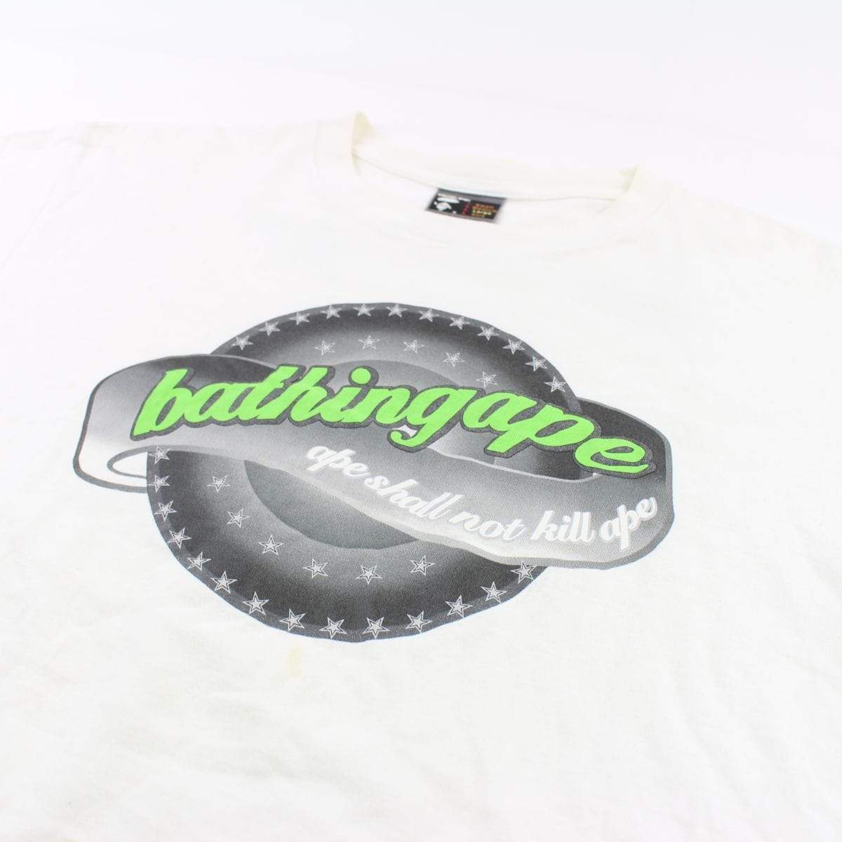 Bape ASNKA circle sta tee white - SaruGeneral