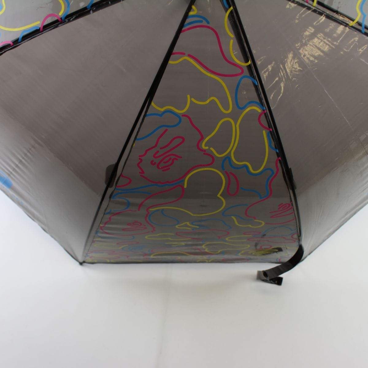 Bape Multicolour Neon Camo Black Umbrella - SaruGeneral