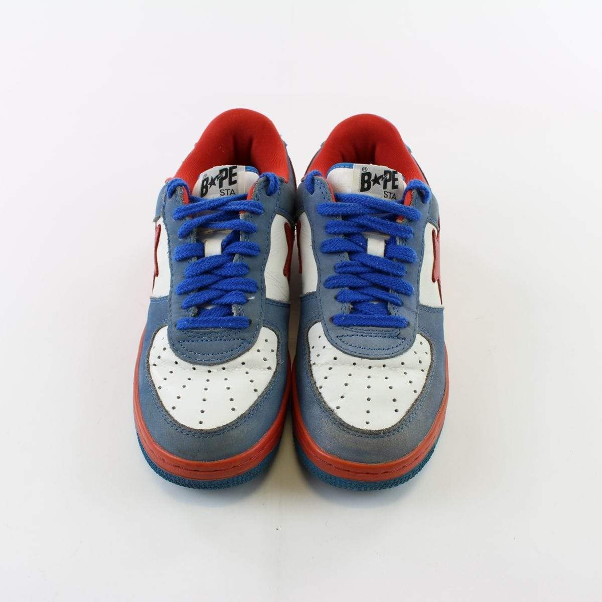 Bapesta Red & Blue Nubuck - SaruGeneral