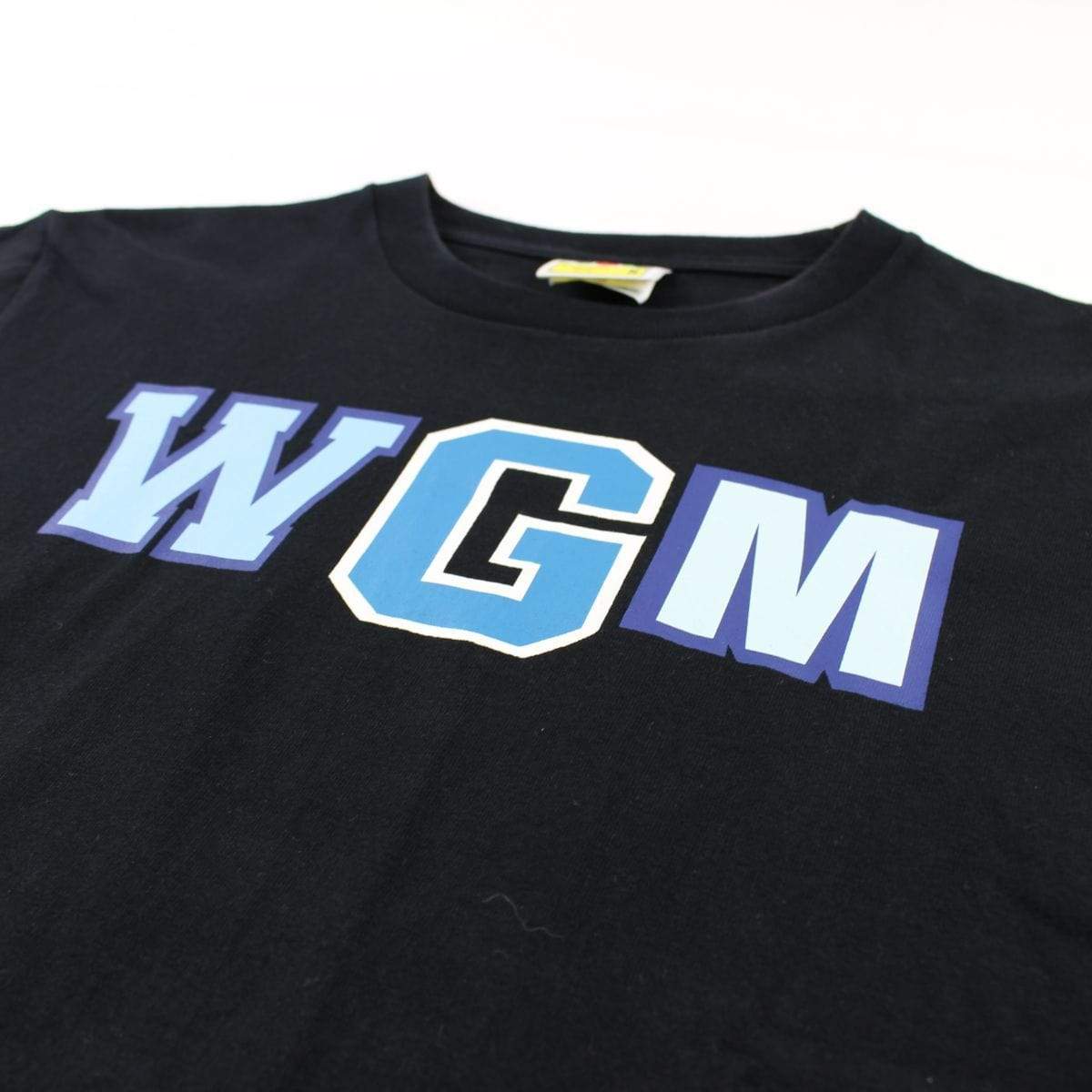 Bape WGM Blue Camo Shark Tee Black - SaruGeneral