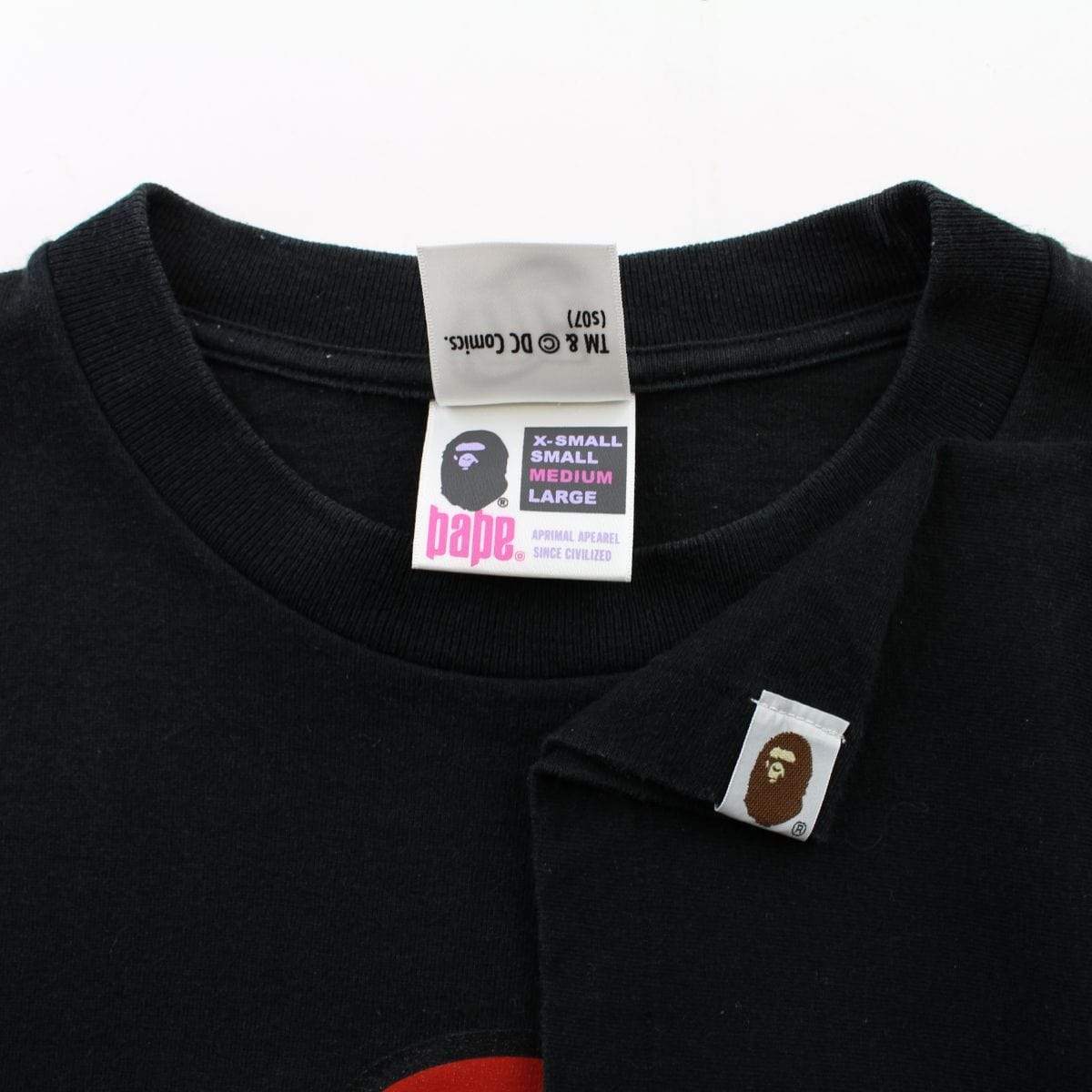 Bape x DC Comics Superman Tee Black - SaruGeneral