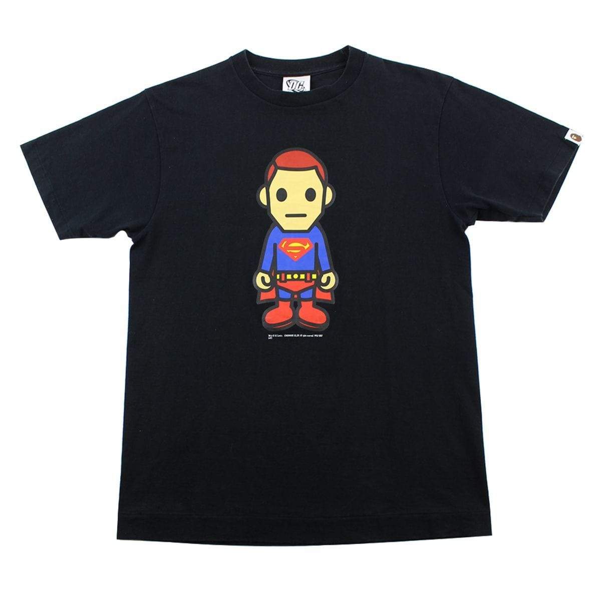 Bape x DC Comics Superman Tee Black - SaruGeneral