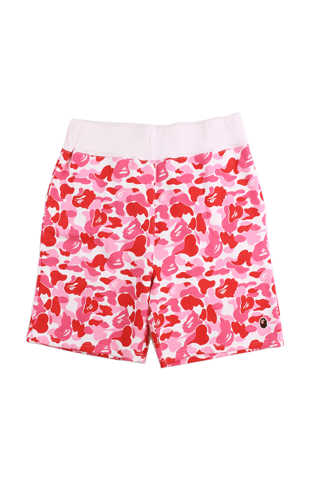 Bape ABC Pink Camo Shorts - SaruGeneral
