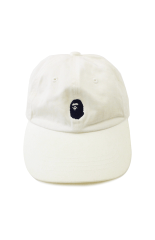 Casquette Bape Ape Logo Crème